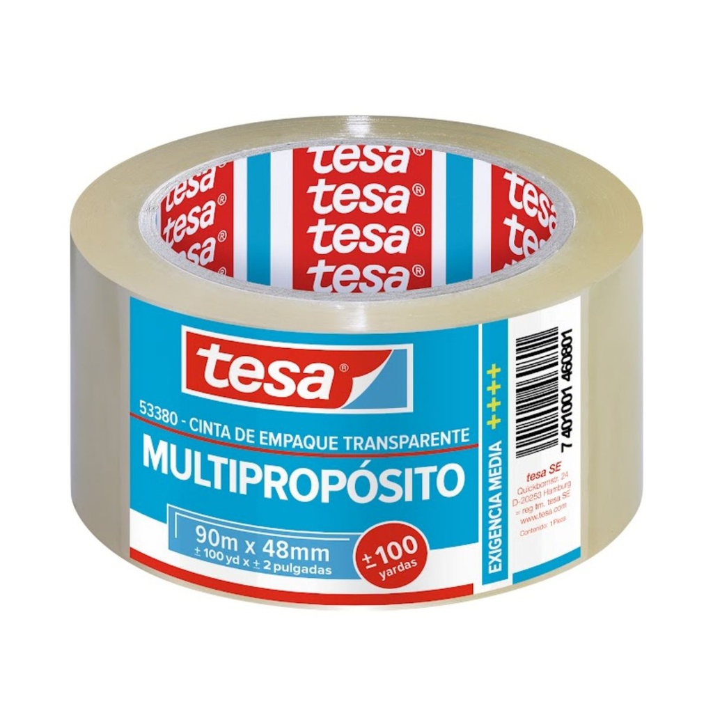 CINTA DE EMPAQUE TESA DE 100 YARDAS