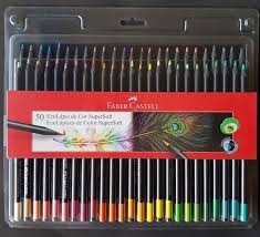 CRAYONES DE MADERA FABER CASTELL SUPERSOFT 50 COL