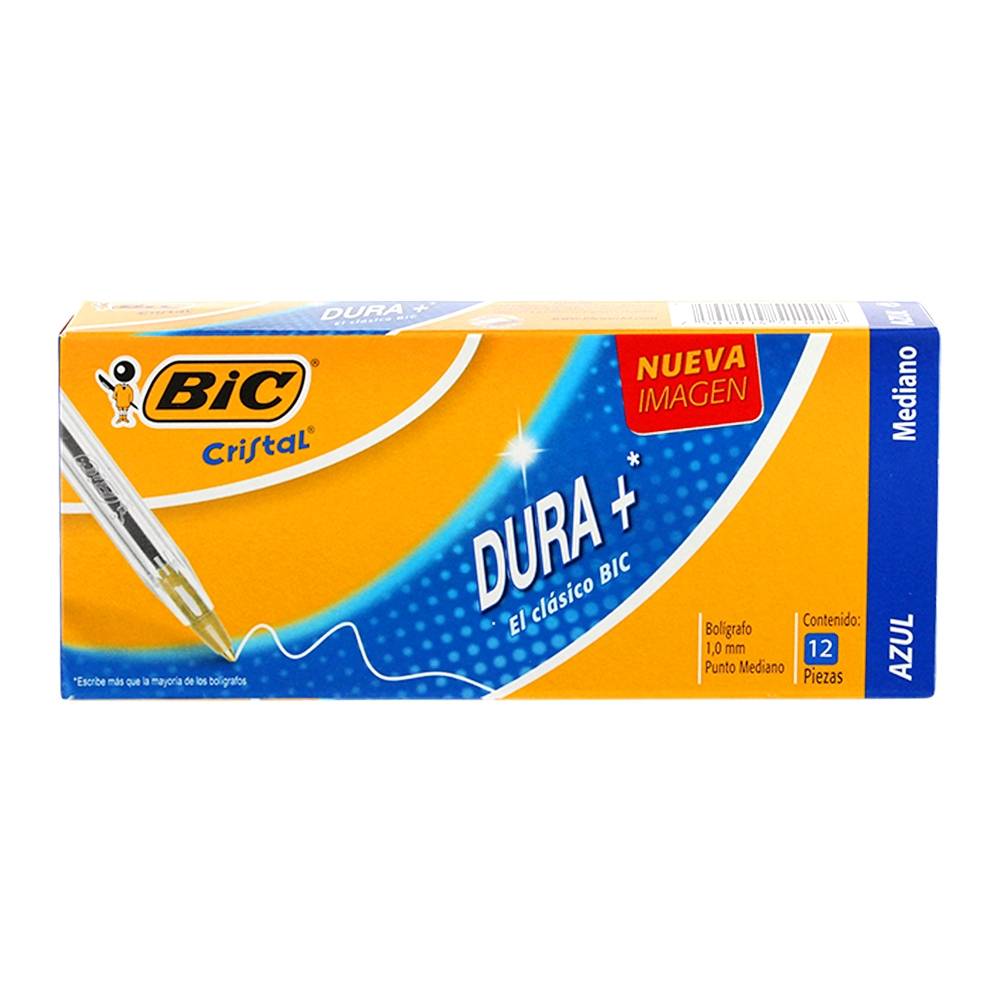 LAPICERO BIC X CAJA 12 UNI AZUL NORMAL