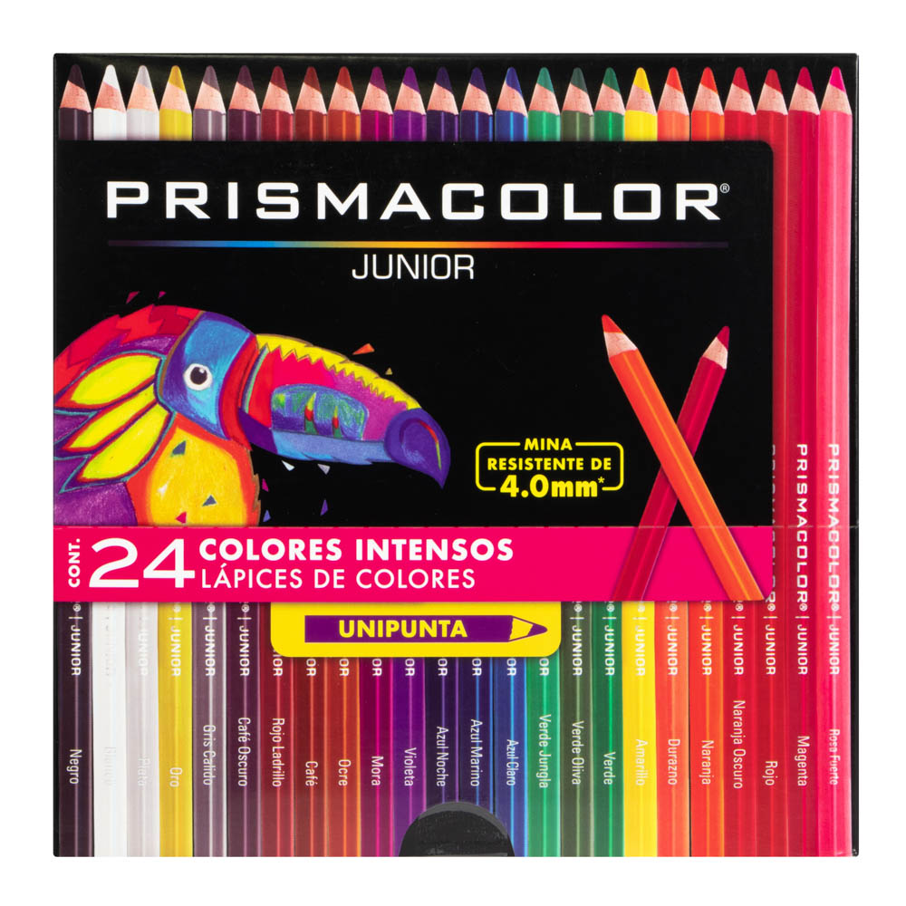CRAYONES DE MADERA PRISMACOLOR ESCOLAR 24 COL LARGO