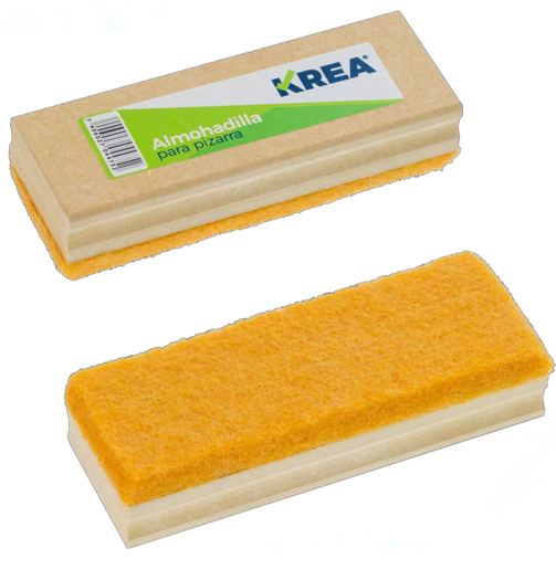 ALMOHADILLA P PIZARRON KREA MADERA FELPA AMARILLA