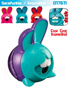 SACAPUNTAS MAPED CROC CROC CONEJITO Y CASTOR