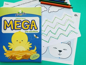 LIBRO MEGA POLLITO PRE - ESCRITURA NIVEL A DOBLE CARTA