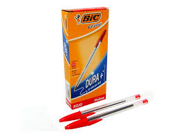 LAPICERO BIC X CAJA 12 UNI ROJO NORMAL