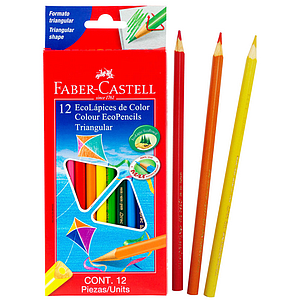 CRAYONES FABER CASTELL 12 COLORES LARGO