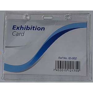 GAFETES TRANSPARENTE ID 002 HORIZONTAL flex