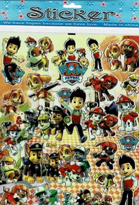 CALCOMANIAS EN STIKERS HOJA PERSONAJES