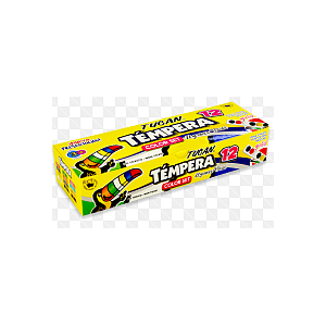 TEMPERA TUCAN 12 COLORES MINI 22 GRS